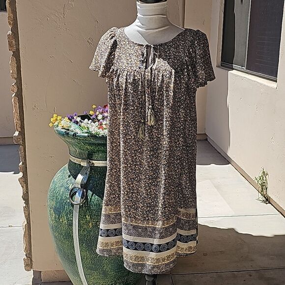 Knox Rose pullover fully lined shift style dress size medium - Picture 1 of 14